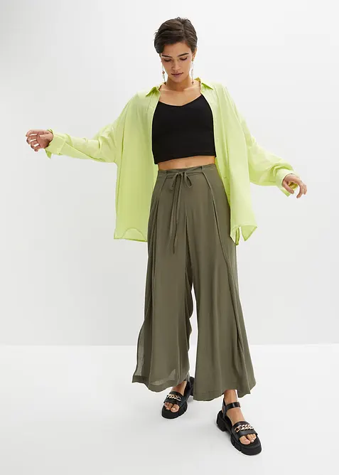 Pantalon fluide en viscose, bonprix