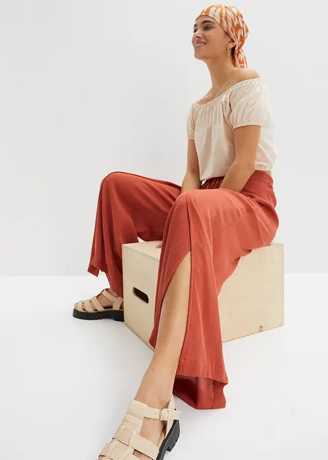 Pantalon fluide en viscose, bonprix