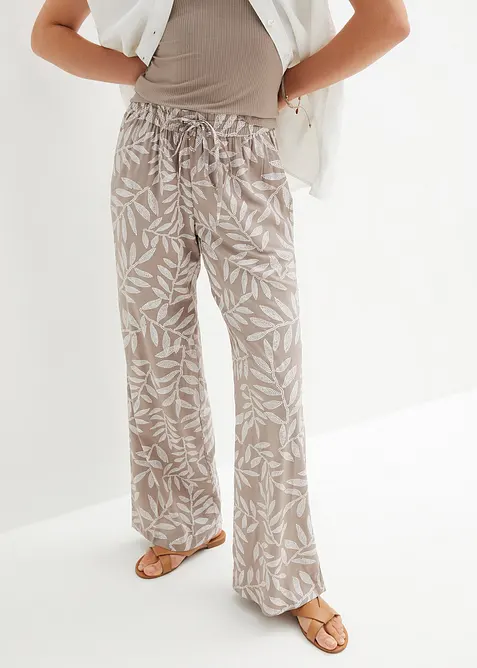 Pantalon palazzo imprimé, bonprix