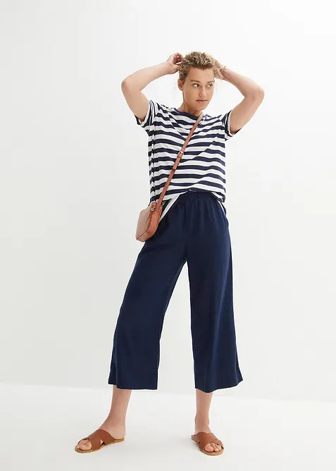 T-shirts col rond en coton, bonprix