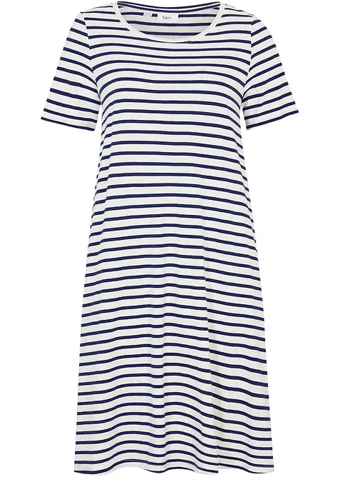 Robe fluide en coton flammé, bonprix