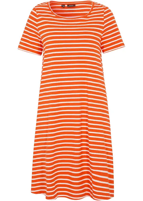 Robe fluide en coton flammé, bonprix