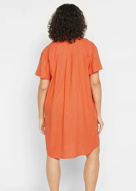 Robe-tunique légère en lin mélangé, bonprix