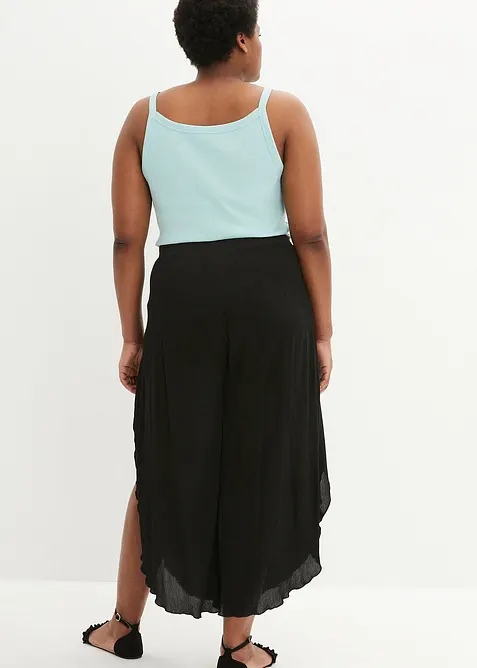 Pantalon effet froissé, bonprix