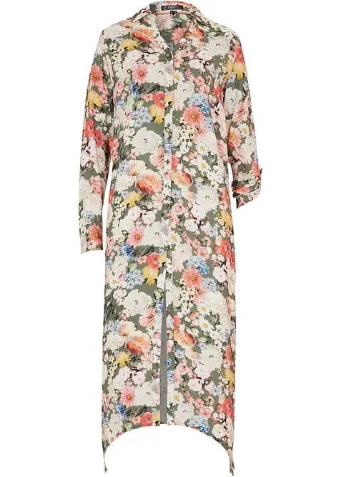 Blouse longue en viscose fluide, bonprix