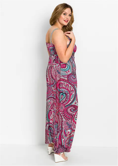 Robe longue avec applications, bonprix