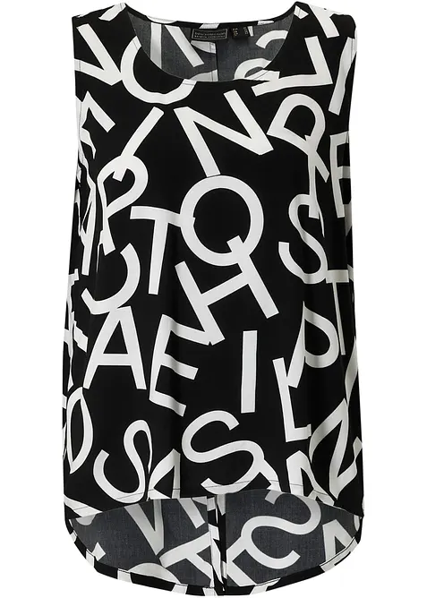 Blouse sans manches en viscose fluide, bonprix