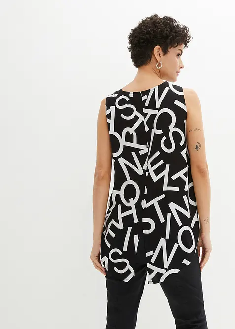 Blouse sans manches en viscose fluide, bonprix