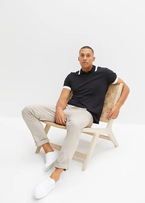 Polo en maille piqu&eacute;e 100% coton, bonprix