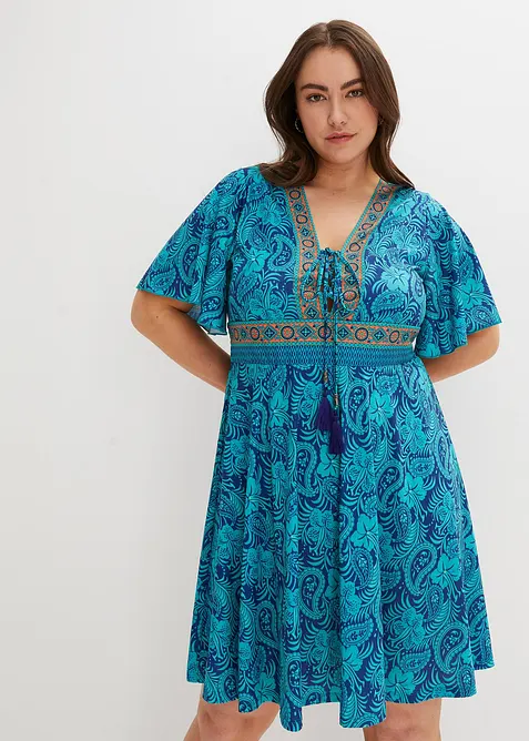 Robe courte imprimée, bonprix