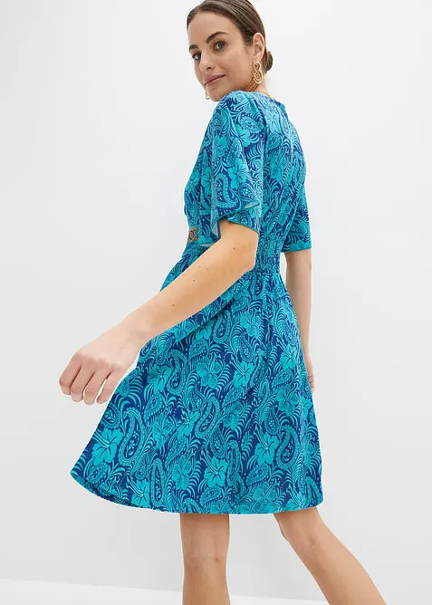 Robe courte imprimée, bonprix