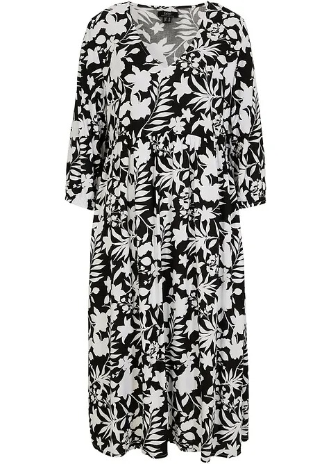 Robe midi en viscose fluide, bonprix