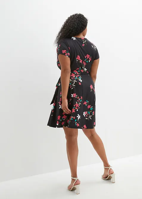 Robe en jersey style portefeuille, bonprix