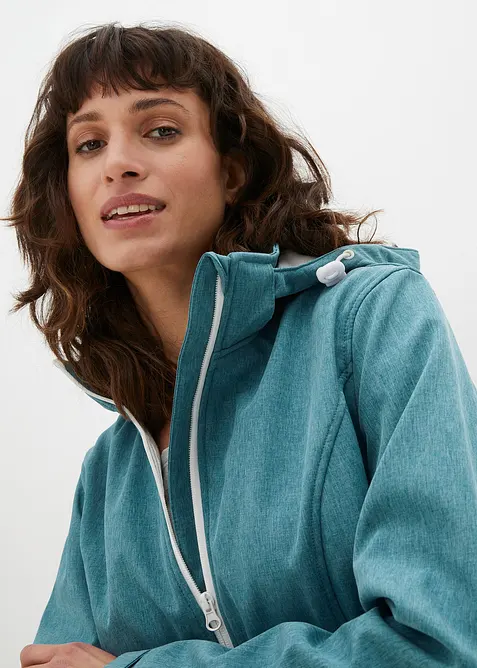 Veste en softshell d&eacute;perlant, bonprix