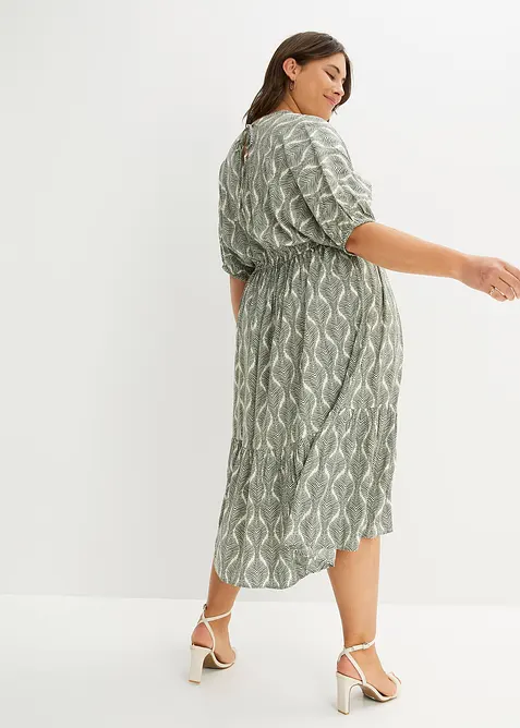 Robe midi en viscose fluide, bonprix
