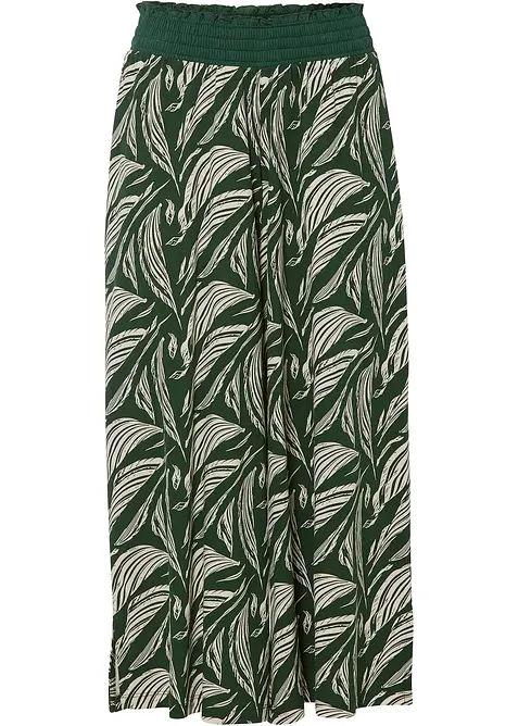 Pantalon large en jersey coton et viscose, bonprix