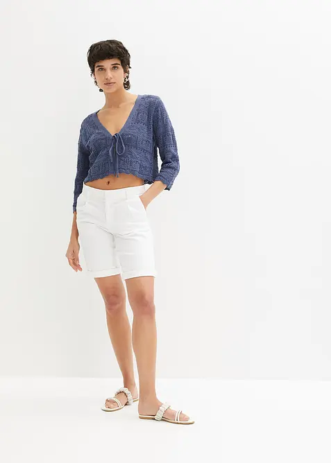 Bol&eacute;ro ajour&eacute;, manches 3/4, bonprix