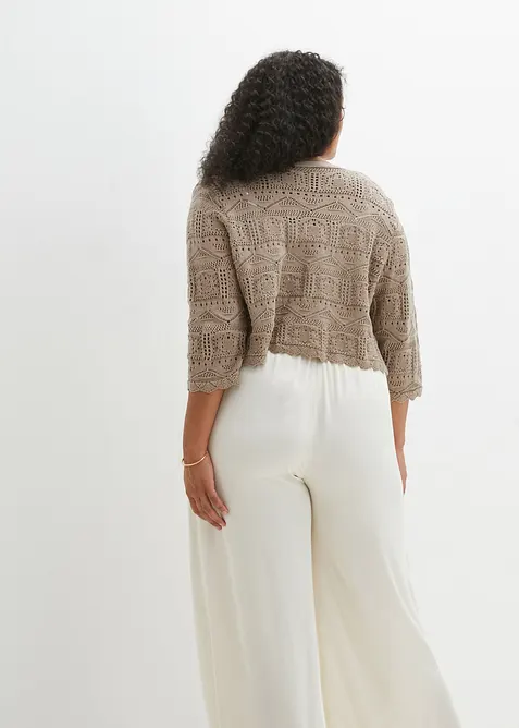 Boléro ajouré, manches 3/4, bonprix