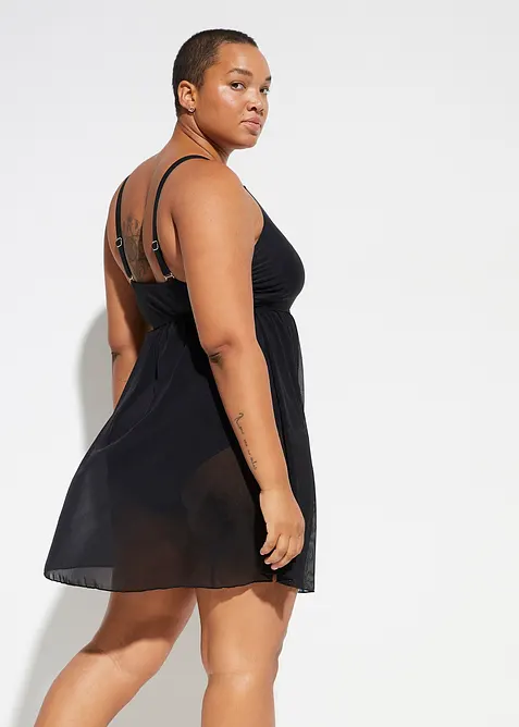 Robe de bain avec mesh, bonprix