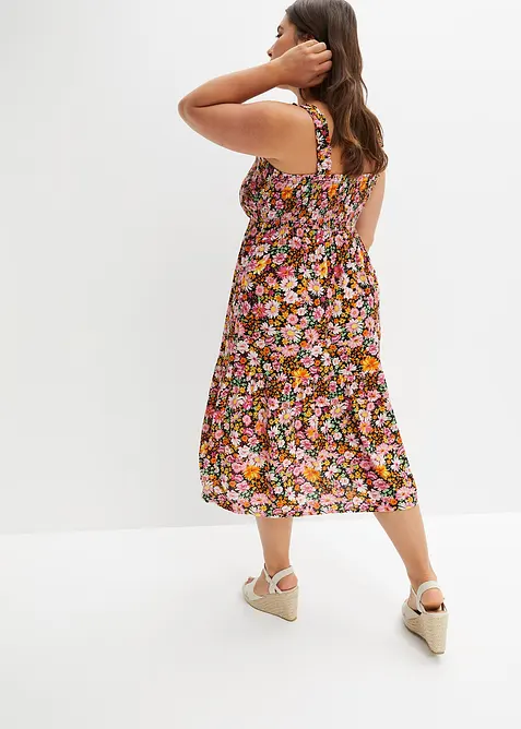 Robe midi imprimée, bonprix