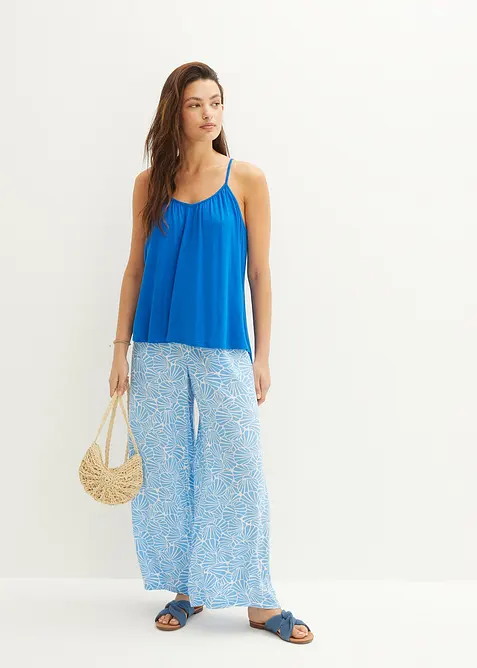 Top à fines bretelles en viscose fluide, bonprix