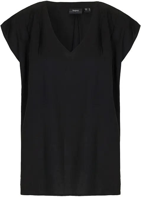 Blouse manches courtes en viscose fluide, bonprix