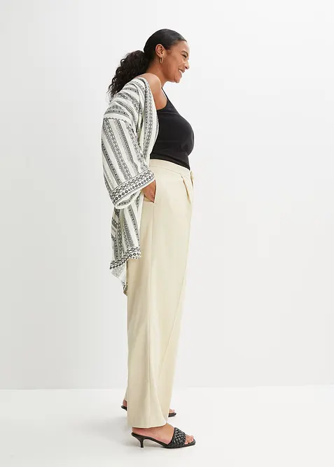 Lot de 2 tops &agrave; bretelles spaghetti 100% coton, bonprix