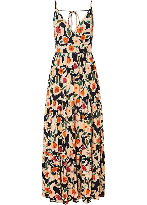 Robe longue en viscose douce et extensible, bonprix