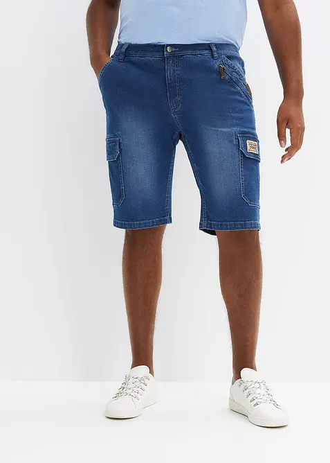 Bermuda en jean extensible, Regular, bonprix