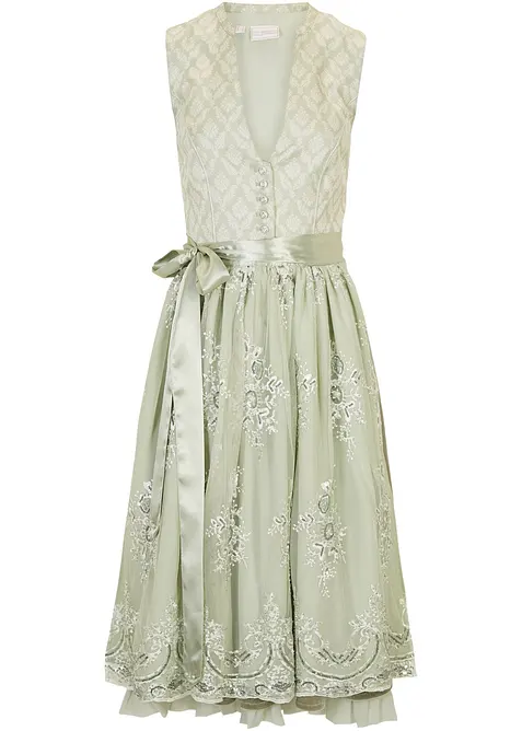 Dirndl avec jacquard et broderie (ens. 2 pces), bonprix