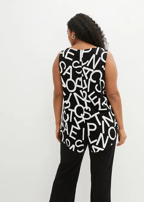 Blouse sans manches en viscose fluide, bonprix