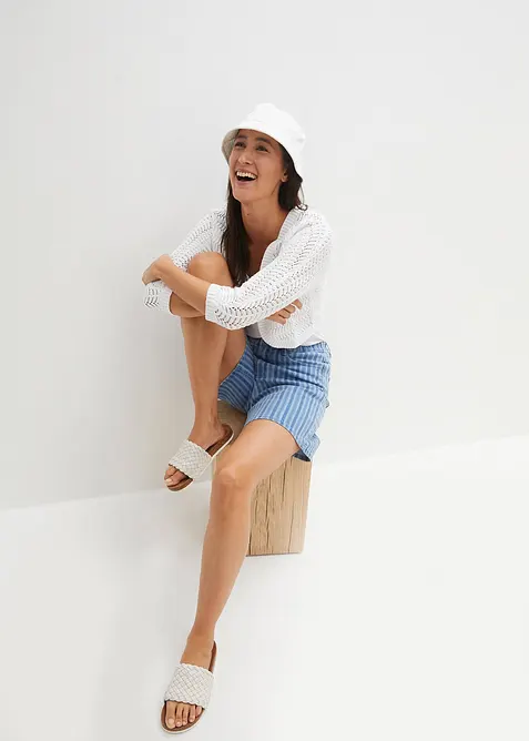 Boléro en crochet, manches coudes, bonprix