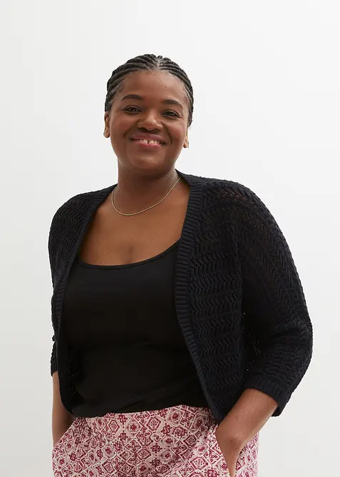 Boléro en crochet, manches coudes, bonprix