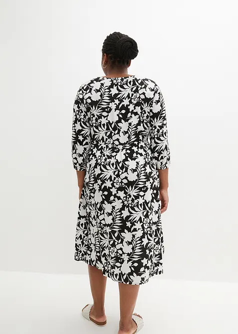 Robe midi en viscose fluide, bonprix