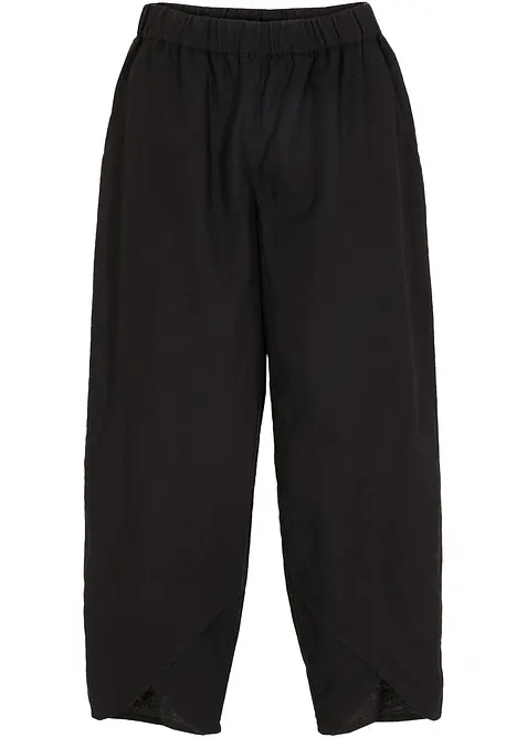 Pantalon 3/4 aérien en lin mélangé, bonprix