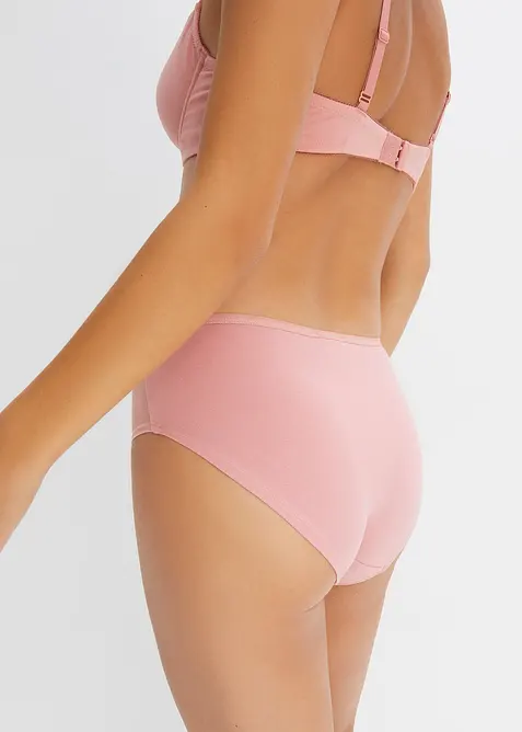 Lot de 4 slips Maxi en coton majoritaire, bonprix