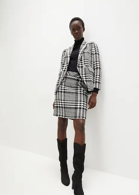 Jupe en maille bouclette, bonprix