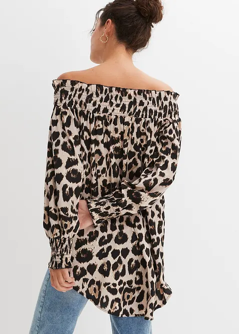 Blouse plus longue au dos, bonprix