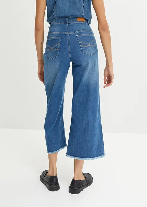 Jean large 7/8 extensible, bonprix