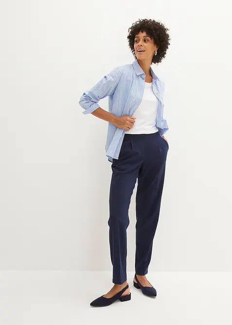 Pantalon taille &eacute;lastiqu&eacute;e, bonprix