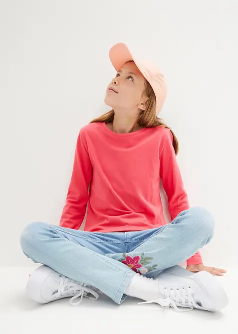 Lot de 3 T-shirts manches 100% coton, bonprix