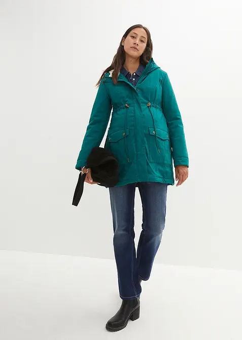 Veste de grossesse et de portage 3en1 avec doublure peluche, bonprix