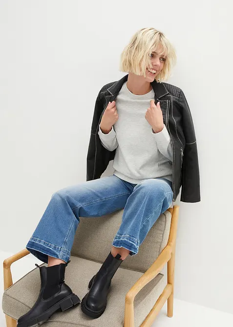 Lot de 2 sweats, bonprix