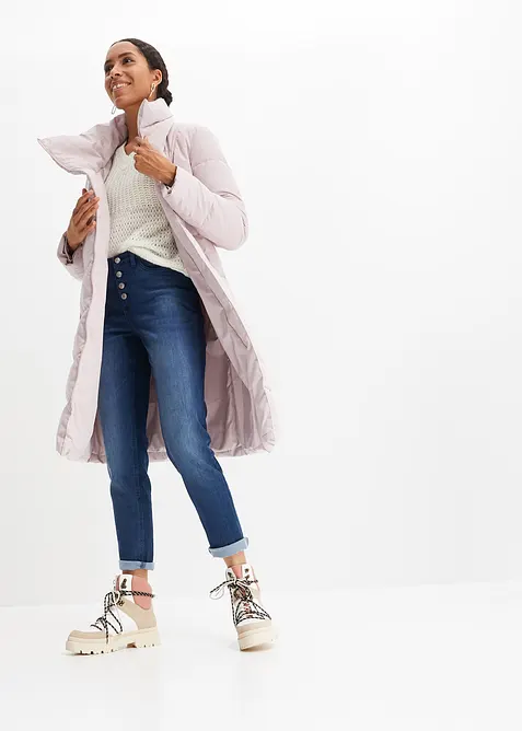 Jean chaud boyfriend taille mi-haute avec intérieur doux, bonprix