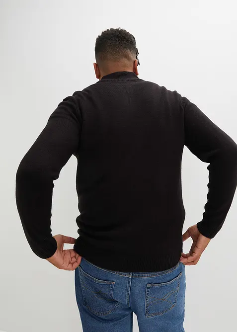 Gilet zipp&eacute; en fine maille, bonprix