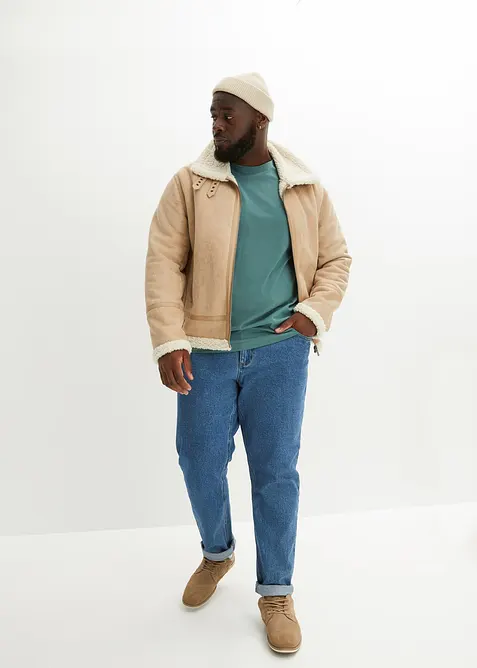 Lot de 2 T-shirts manches longues, bonprix