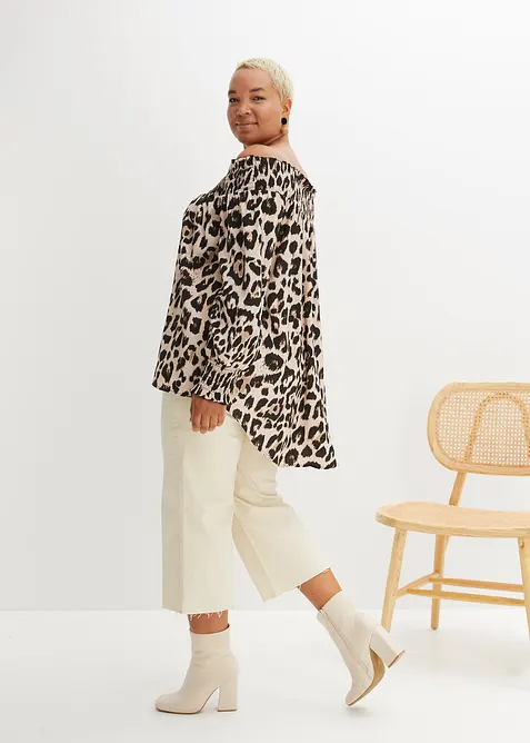 Blouse plus longue au dos, bonprix