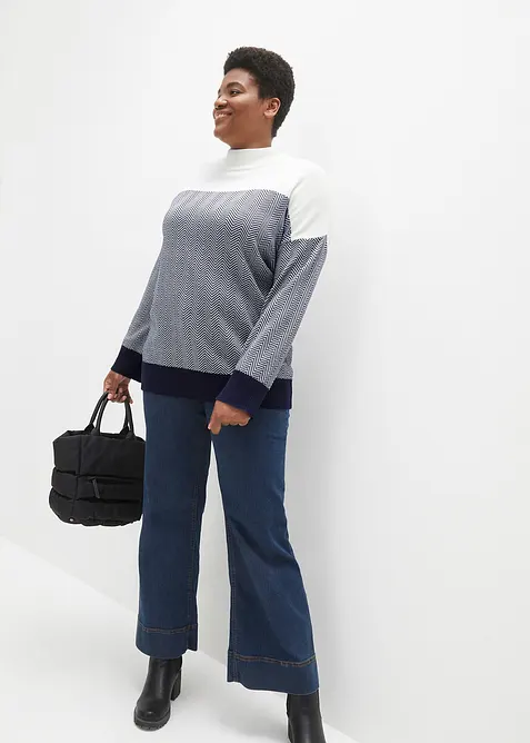 Pull long décontracté, bonprix