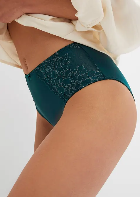 Lot de 2 culottes maxi avec une dentelle délicate, bonprix