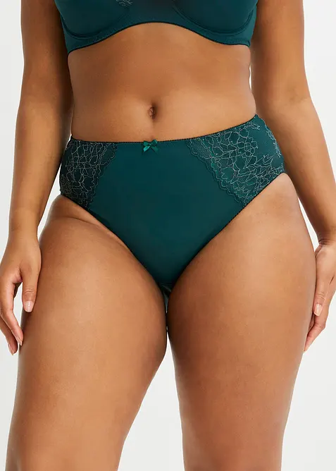 Lot de 2 culottes maxi avec une dentelle délicate, bonprix